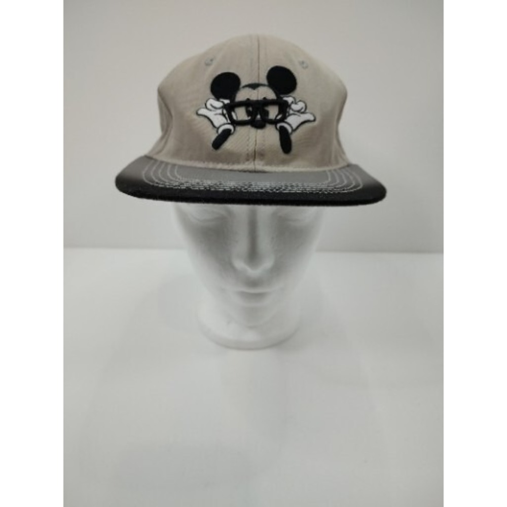 Disney Parks Hipster Mickey‎ Mouse Glasses Flat Brim Adult Hat Cap Snapback